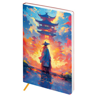 Ежедневник недатированный, А5, 136 листо, мягкий переплет, ко...