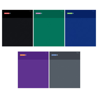 Тетрадь А5, 48 листов, линия BG 'Моноколор', ассорти. Цена за...