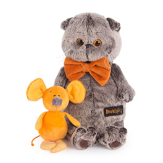 Басик c мышкой Миленой 25 см