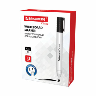 Маркер стираемый для белой доски 'Classic' черный, 3 мм 9