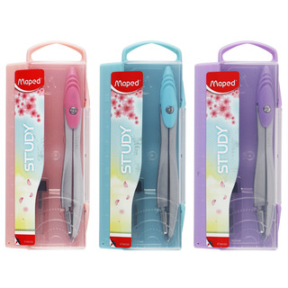 Циркуль металлический Maped STUDY в футляре, с грифелем, в ас...