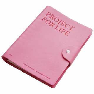 Датированный ежедневник планер 2025 на кольцах Infolio 'Impression', А5 на 160 листов, мягкая обложка из экокожи, розовый 2