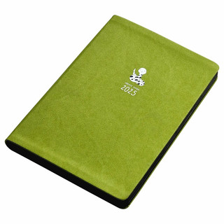 Датированный ежедневник планер 2025 Infolio 'Lucky Змея', А5 на 176 листов, мягкая обложка из экокожи, зеленый 2