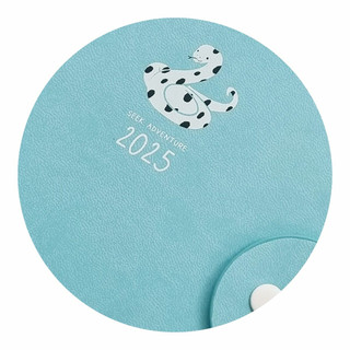 Датированный ежедневник планер 2025 на кольцах Infolio 'Lucky Змея', А5 на 160 листов, мягкая обложка из экокожи 4