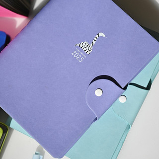 Датированный ежедневник планер 2025 на кольцах Infolio 'Lucky Змея', А5 на 160 листов, мягкая обложка из экокожи, фиолетовый 11