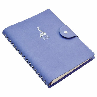 Датированный ежедневник планер 2025 на кольцах Infolio 'Lucky Змея', А5 на 160 листов, мягкая обложка из экокожи, фиолетовый 2