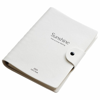 Датированный ежедневник планер 2025 на кольцах Infolio 'Universe', А5 на 160 листов, мягкая обложка из экокожи, белый 2