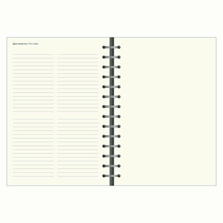 Датированный ежедневник планер 2025 на кольцах Infolio 'Snake' (змея), А5 на 160 листов, мягкая обложка из экозамши, зеленый 11