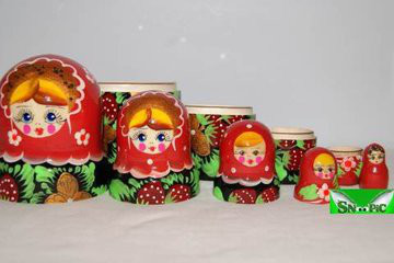 Матрёшка 5 в 1 расписная Русские народные игрушки