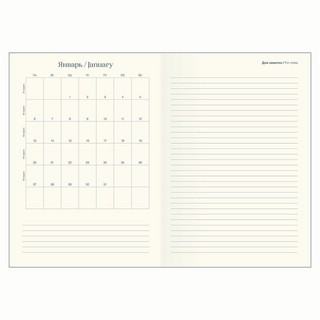 Датированный ежедневник планер 2025 Infolio '365days', А5 на 176 листов, мягкая обложка из экозамши, серый 8