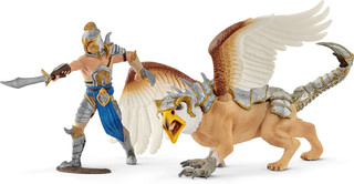 Schleich Набор фигурок Воин с грифоном 70129