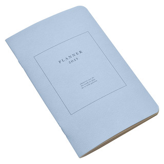 Планер датированный 2025 beSmart 'Notes' на скрепке, А6 на 32 листа, мягкая обложка, голубой 2