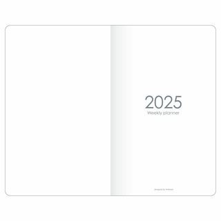 Планер датированный 2025 beSmart 'Notes' на скрепке, А6 на 32 листа, мягкая обложка, голубой 6