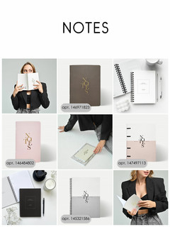 Планер датированный 2025 beSmart 'Notes' на скрепке, А6 на 32 листа, мягкая обложка, голубой 10