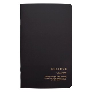 Планер датированный 2025 beSmart 'Believe' А5, черный