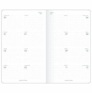 Планер датированный 2025 beSmart 'Snake' (змея) А5, мятный 7