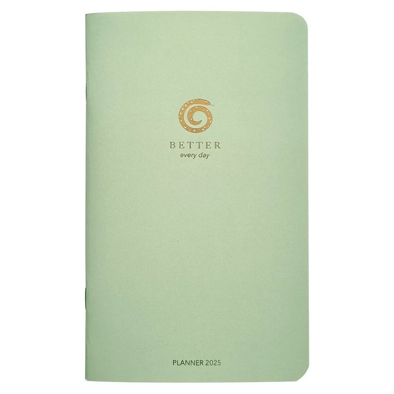 Планер датированный 2025 beSmart 'Snake' (змея) А5, мятный