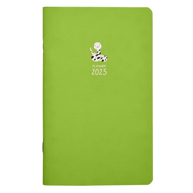 Планер датированный 2025 beSmart 'Lucky (змея)' А5, зеленый