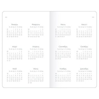 Планер датированный 2025 beSmart 'Flora' инжир, А6 3