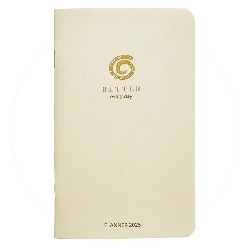 Планер датированный 2025 beSmart 'Snake' (змея) А6, белый