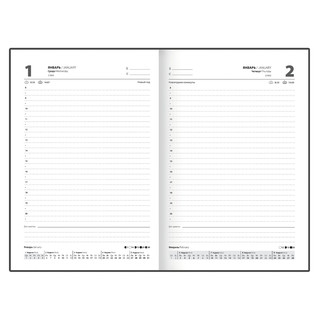 Ежедневник датированный 2025, А5, STAFF Flowers 6