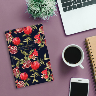 Ежедневник датированный 2025, А5, STAFF Гранаты 8