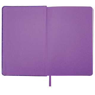 Ежедневник датированный 2025, А5, Brauberg Sparkle, под кожу, блестки, фиолетовый 5