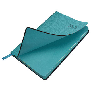 Ежедневник датированный 2025, А5, Brauberg Stylish, под кожу гибкий, бирюзовый 3