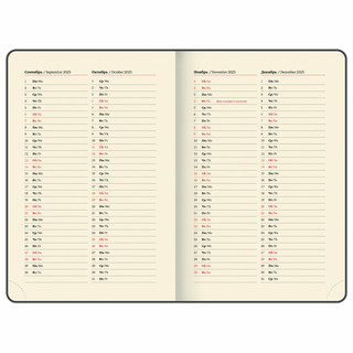 Ежедневник датированный 2025, А5, Brauberg Stylish, под кожу гибкий, красный 10