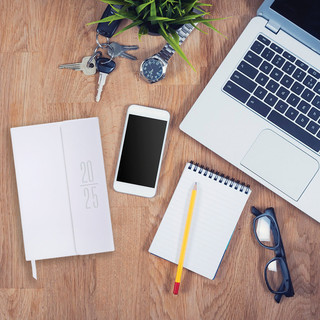 Ежедневник датированный 2025, А5, Brauberg Towny, под кожу, клапан, белый 15