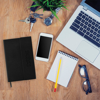 Ежедневник датированный 2025, А5, Brauberg Towny, под кожу, клапан, черный 15