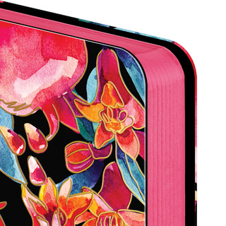 Ежедневник датированный 2025, А5, Brauberg Vista, под кожу, гибкий, Гранаты 4