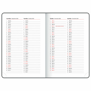 Ежедневник датированный 2025, А5, Brauberg Vista, под кожу, гибкий, Символ года 10