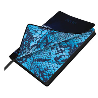 Ежедневник датированный 2025, А5, Brauberg Vista, под кожу, гибкий, Символ года 3