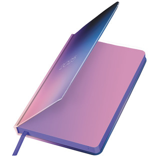 Ежедневник датированный 2025, А5, Brauberg Vista, под кожу, твердый, Blur 3