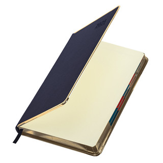 Ежедневник датированный 2025, А5, Galant Infinity Gold, под кожу, темно-синий 3