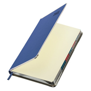 Ежедневник датированный 2025, А5, Galant Infinity Silver, под кожу, синий 3