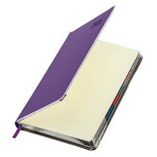 Ежедневник датированный 2025, А5, Galant Infinity Silver, под кожу, фиолетовый 3