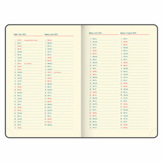 Ежедневник датированный 2025, А5, Galant Infinity Silver, под кожу, черный 10