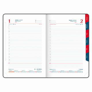 Ежедневник датированный 2025, А5, Galant White, под кожу, белый 15