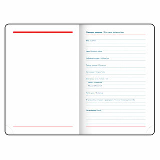 Ежедневник датированный 2025, А5, Galant White, под кожу, белый 6