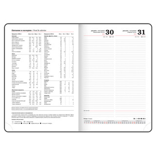 Ежедневник датированный 2025, А4, Brauberg Favorite, под кожу, синий 13