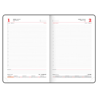 Ежедневник датированный 2025, А4, Brauberg Favorite, под кожу, синий 14