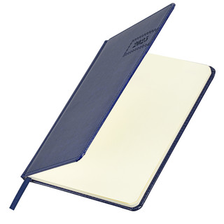 Еженедельник датированный 2025, А5, Brauberg Imperial, под кожу, синий 15