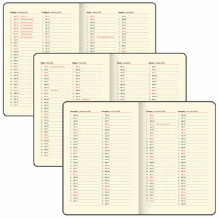 Еженедельник датированный 2025, А5, Brauberg Imperial, под кожу, синий 7