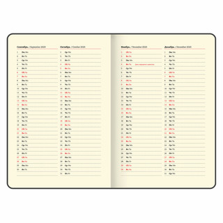 Еженедельник датированный 2025, А5, Brauberg Imperial, под кожу, черный 8