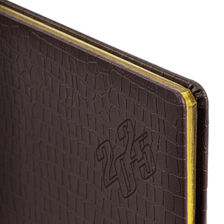 Еженедельник датированный 2025, А4, Brauberg Comodo, под кожу, коричневый 4