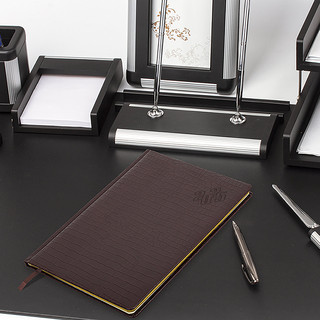 Еженедельник датированный 2025, А4, Brauberg Comodo, под кожу, коричневый 5