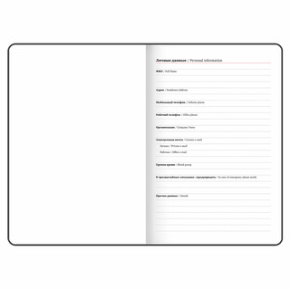 Еженедельник датированный 2025, А4, Brauberg Favorite, под кожу, синий 4