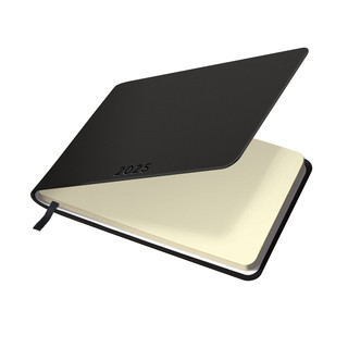 Еженедельник датированный 2025, А6, Brauberg Unique, черный 3